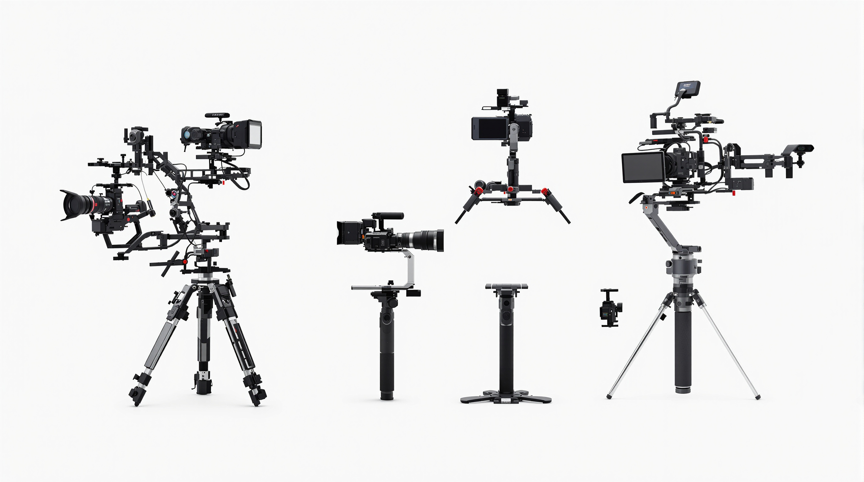 Setup d'éclairage sur un plateau cinéma