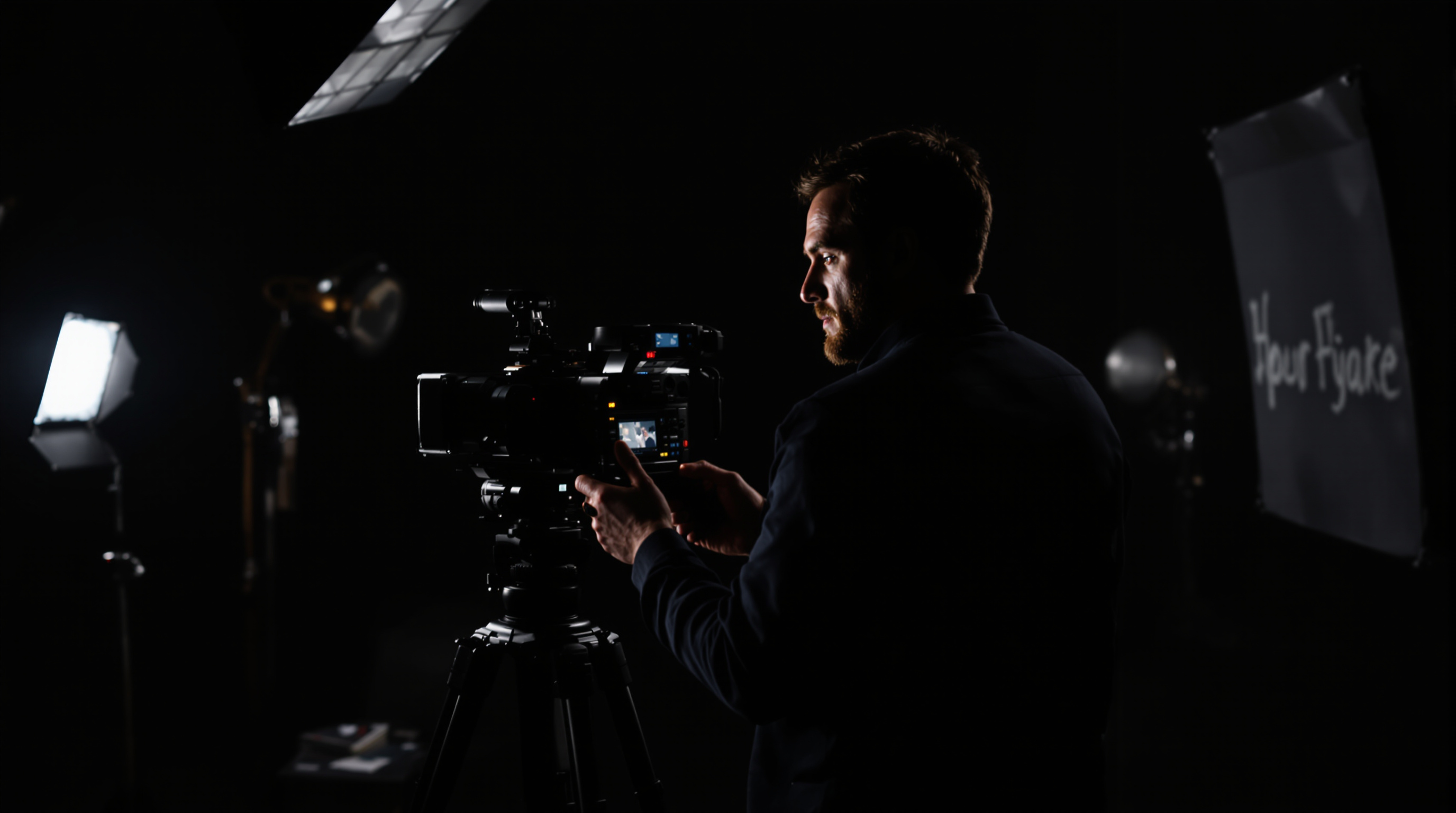 Artiste VFX travaillant sur des effets visuels
